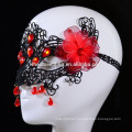 Estilo veneciano rojo sexy negro de encaje de la máscara del partido China Wholesale Masquerade Mask